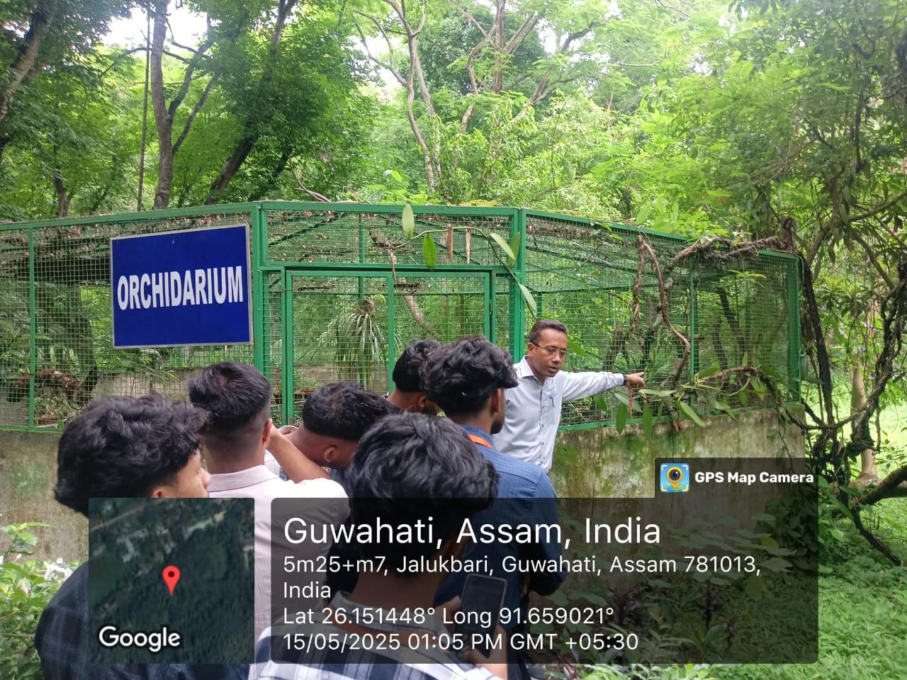 Field Visit to Dr. H.K. Baruah Regional Botanical Resource Centre, Department of Botany, Gauhati University