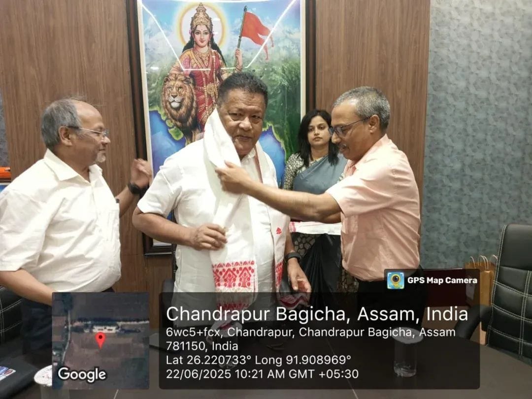 Visit of Hon’ble Education Minister Dr. Ranoj Pegu to Pragjyotishpur University